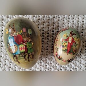 Nestler Vintage Hollow Papier Mâché Easter Egg Set